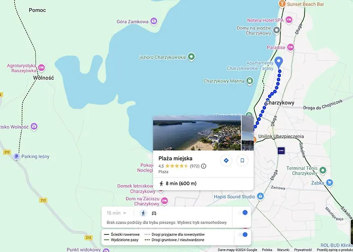 Charzykowskie Tarasy Apartman Charzykowy